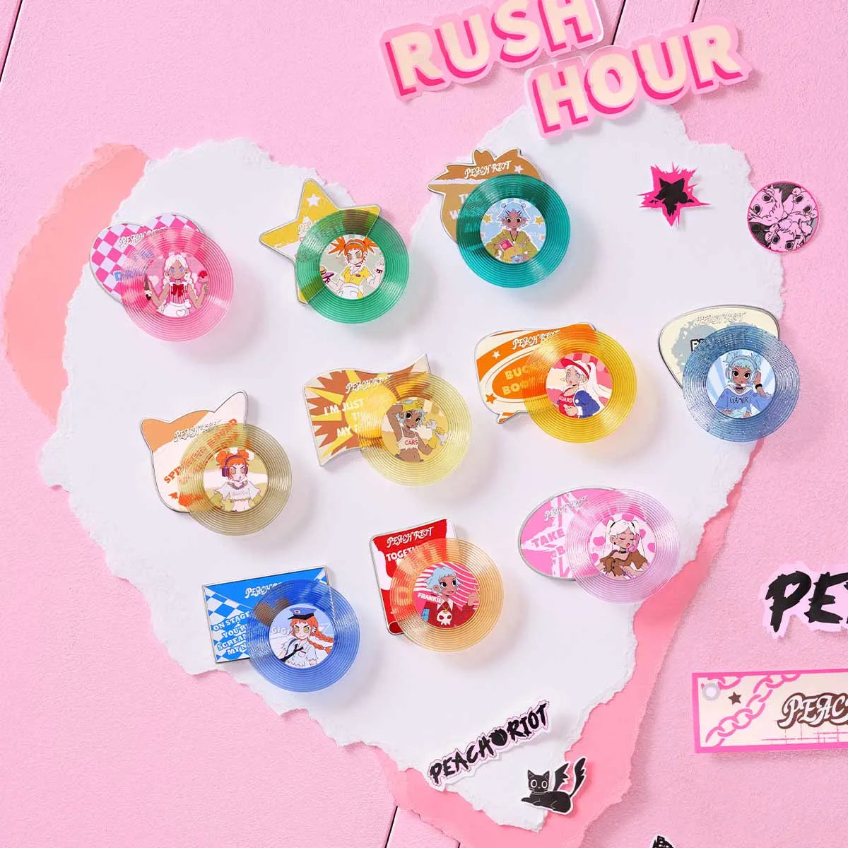 Peach Riot Rush Hour Series-Fridge Magnet Blind Box