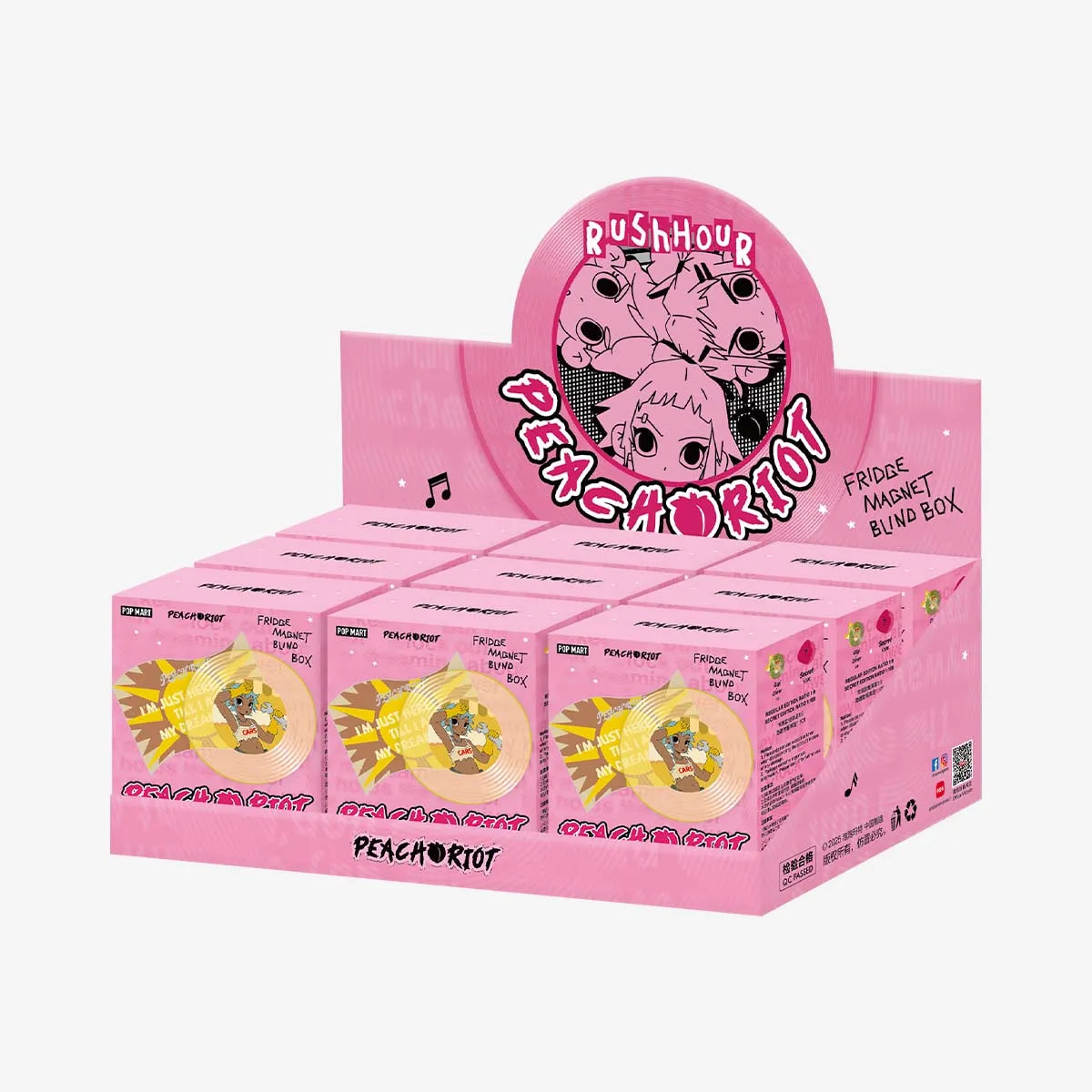 Peach Riot Rush Hour Series-Fridge Magnet Blind Box