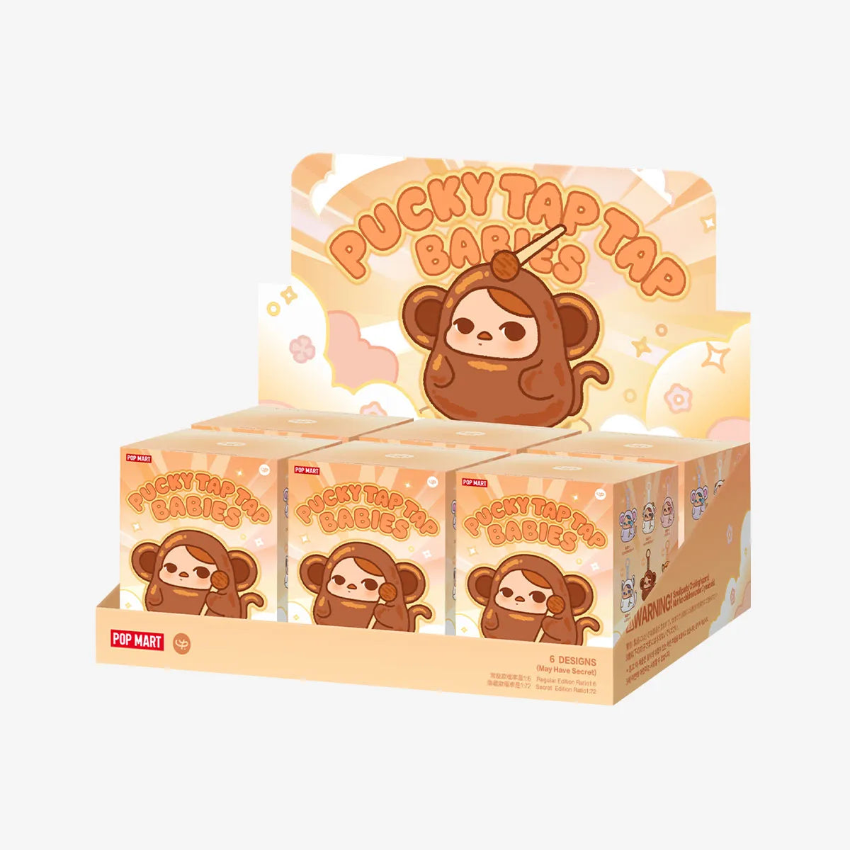 PUCKY Tap Tap Babies Series-Vinyl Plush Pendant Blind Box(in store only)