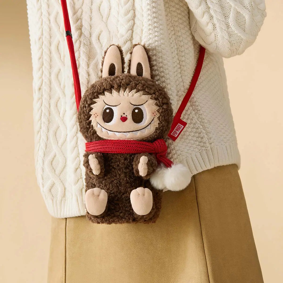 LABUBU THE MONSTERS Classic Series-Plush Doll Shoulder Bag
