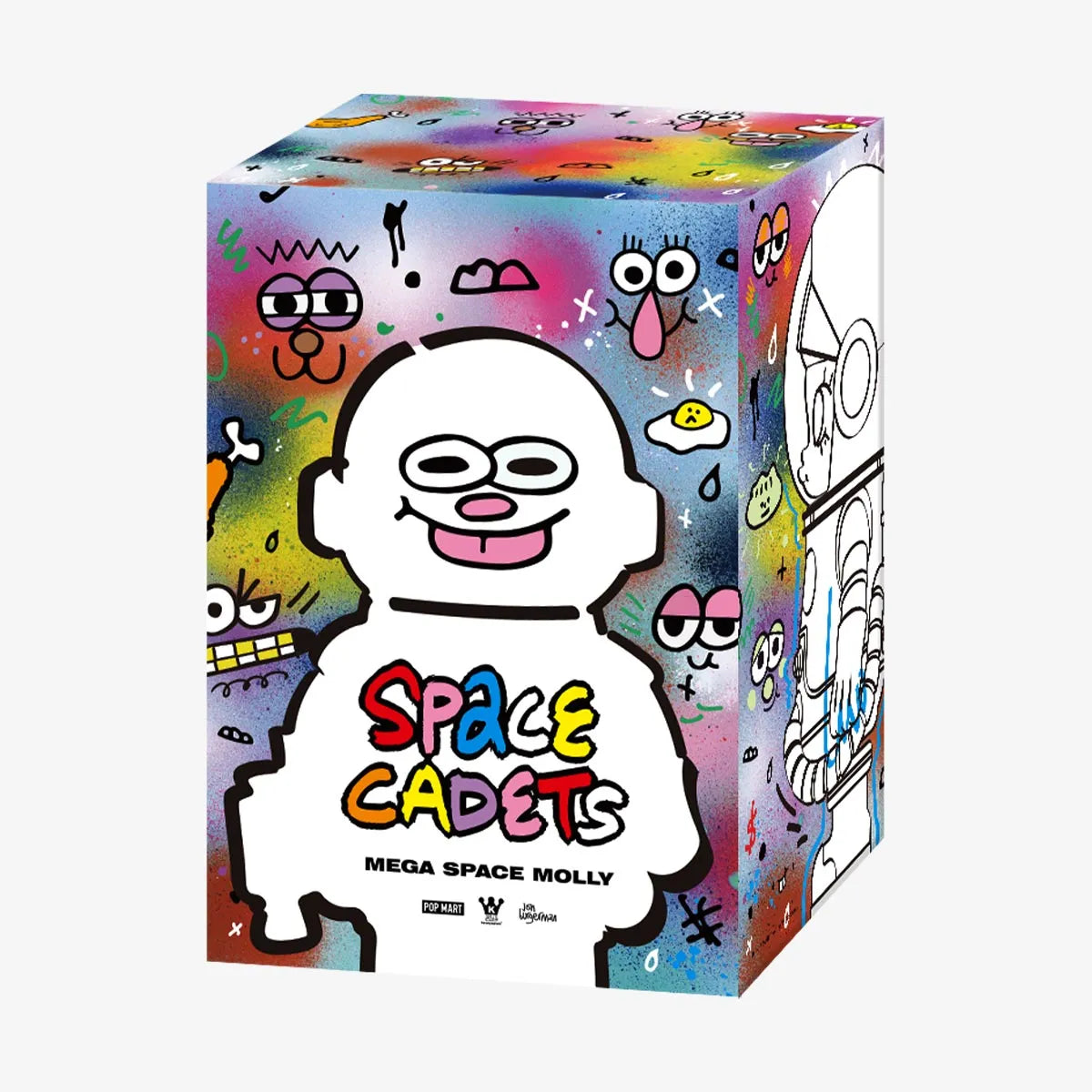 MEGA SPACE MOLLY 400% Jon Burgerman Space Cadets Series