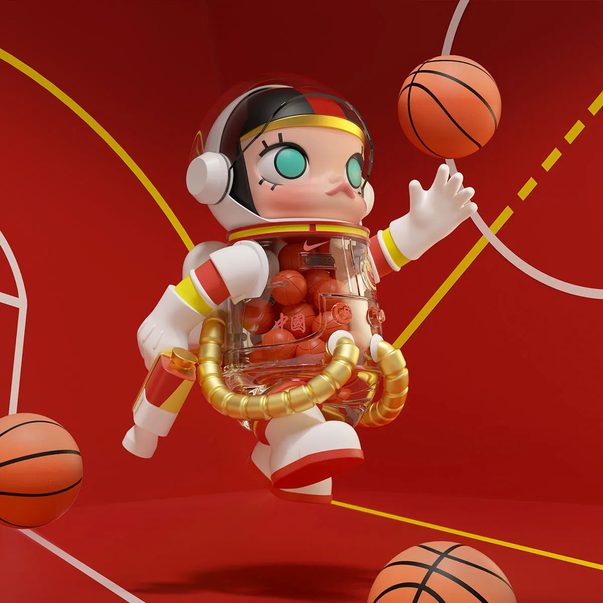 MEGA SPACE MOLLY 400% CHINA WOMEN'S NATIONAL BASKETBALL TEAM