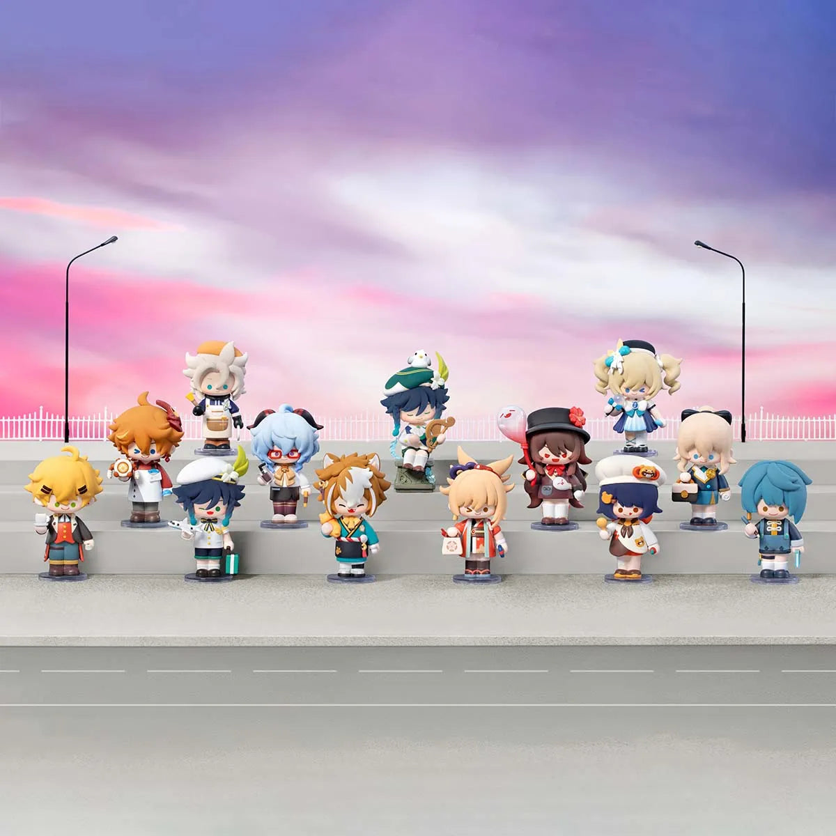 Genshin Impact Dress-Up Dreams Themed Chibi Series Figures