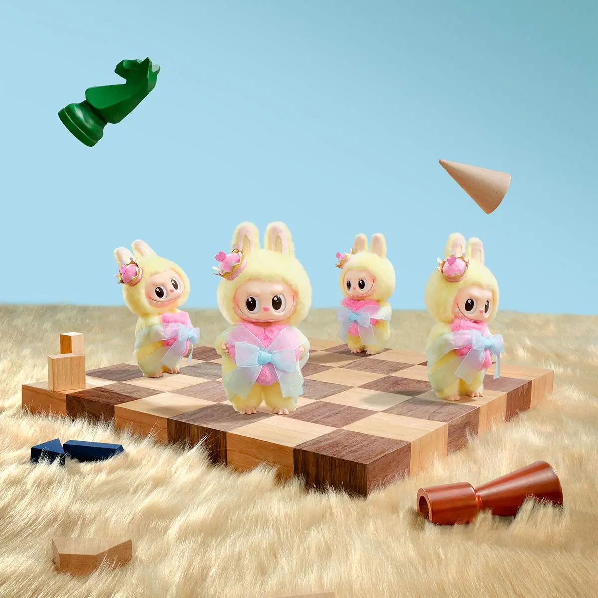 LABUBU THE MONSTERS Let's Checkmate Series-Vinyl Plush Hanging Card