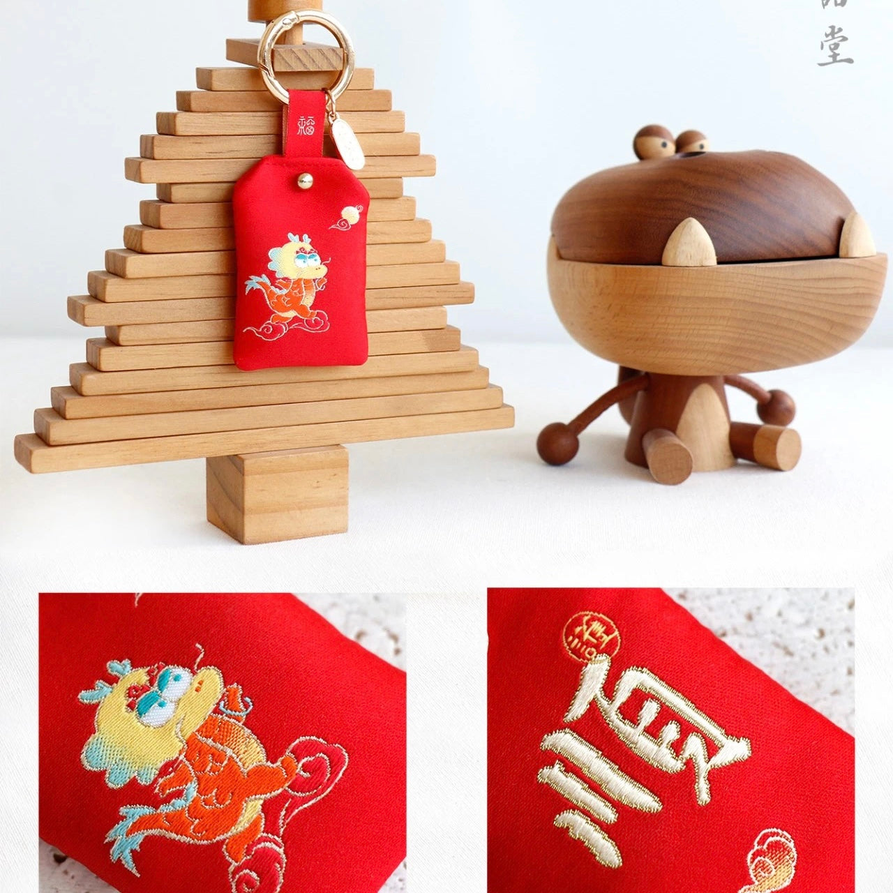 Sachet keychain- Luck Dragon O
