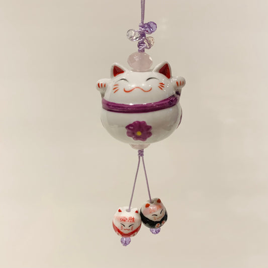 Three Blessings Cat Car Hanging/Home Hanging