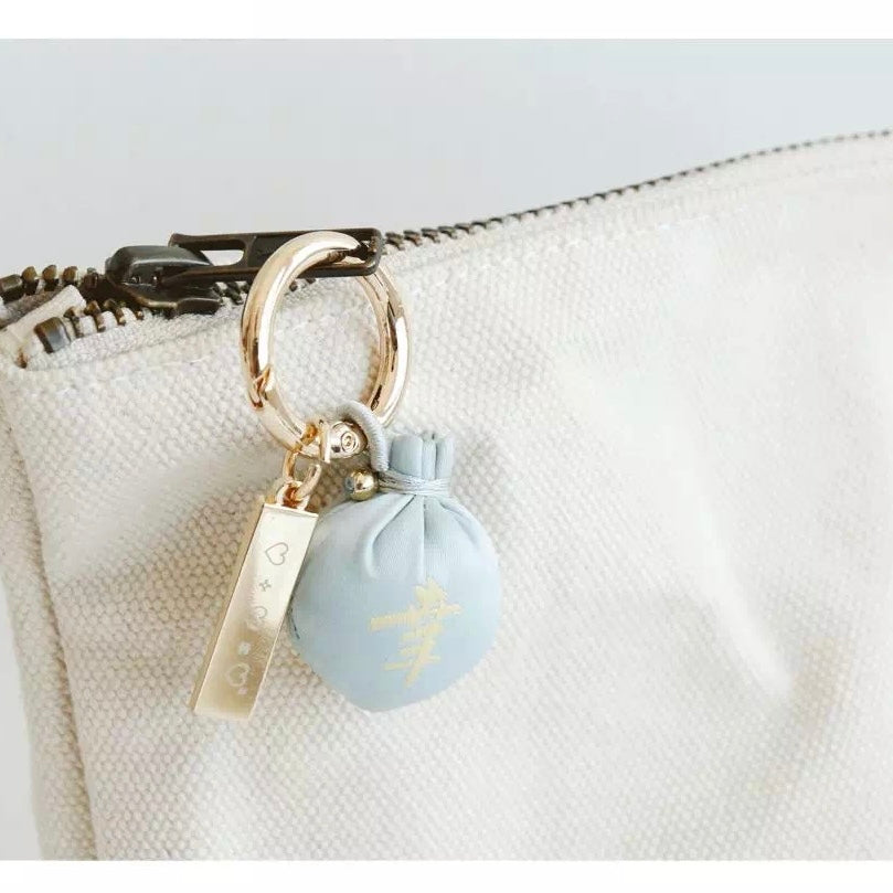 Sachet keychain- Peach Ginkgo