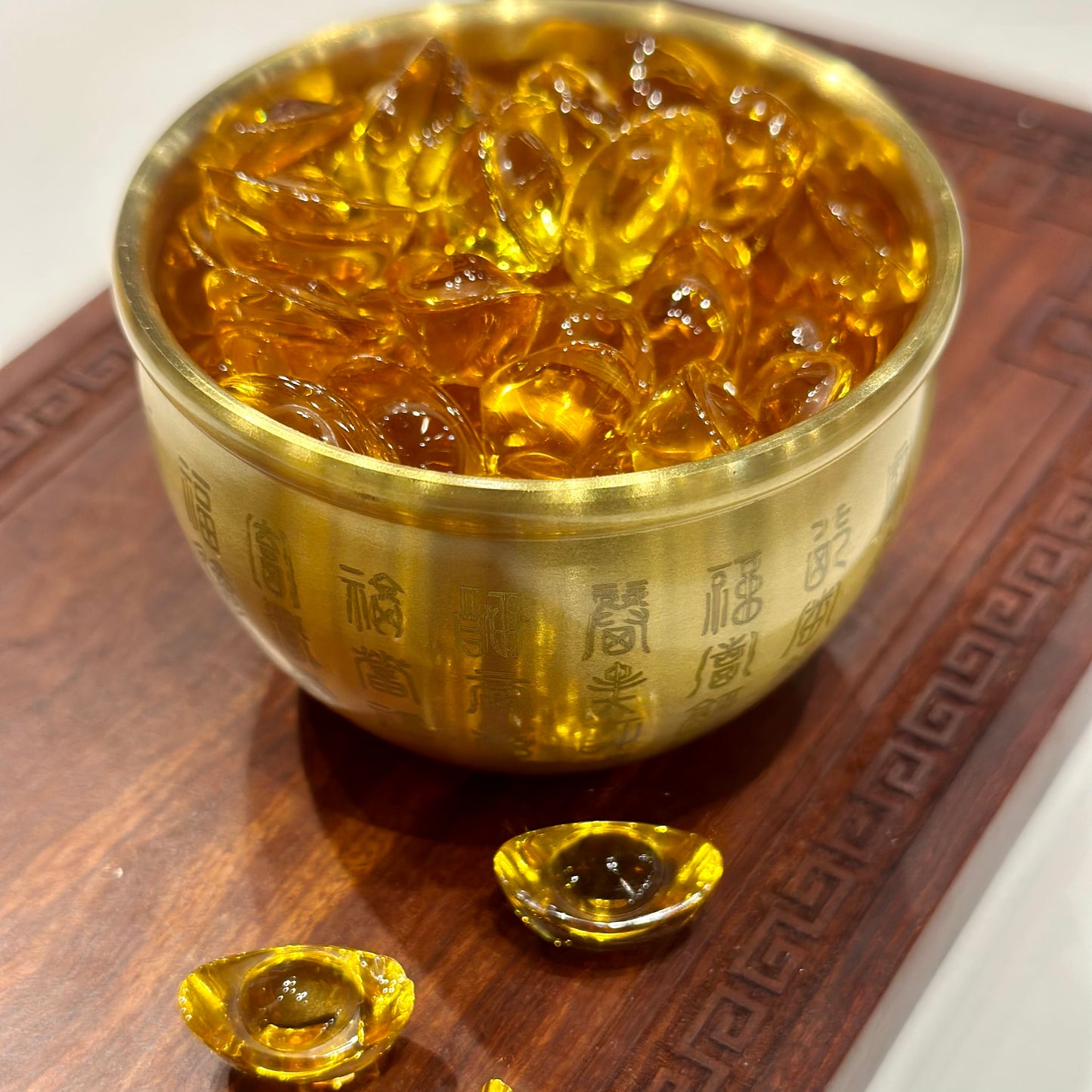 Baifu copper vat with full glazed ingot