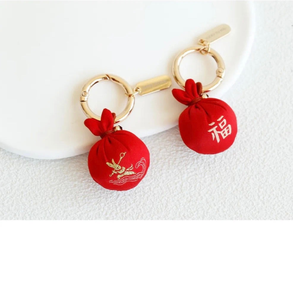 Sachet keychain- Red Rabbit