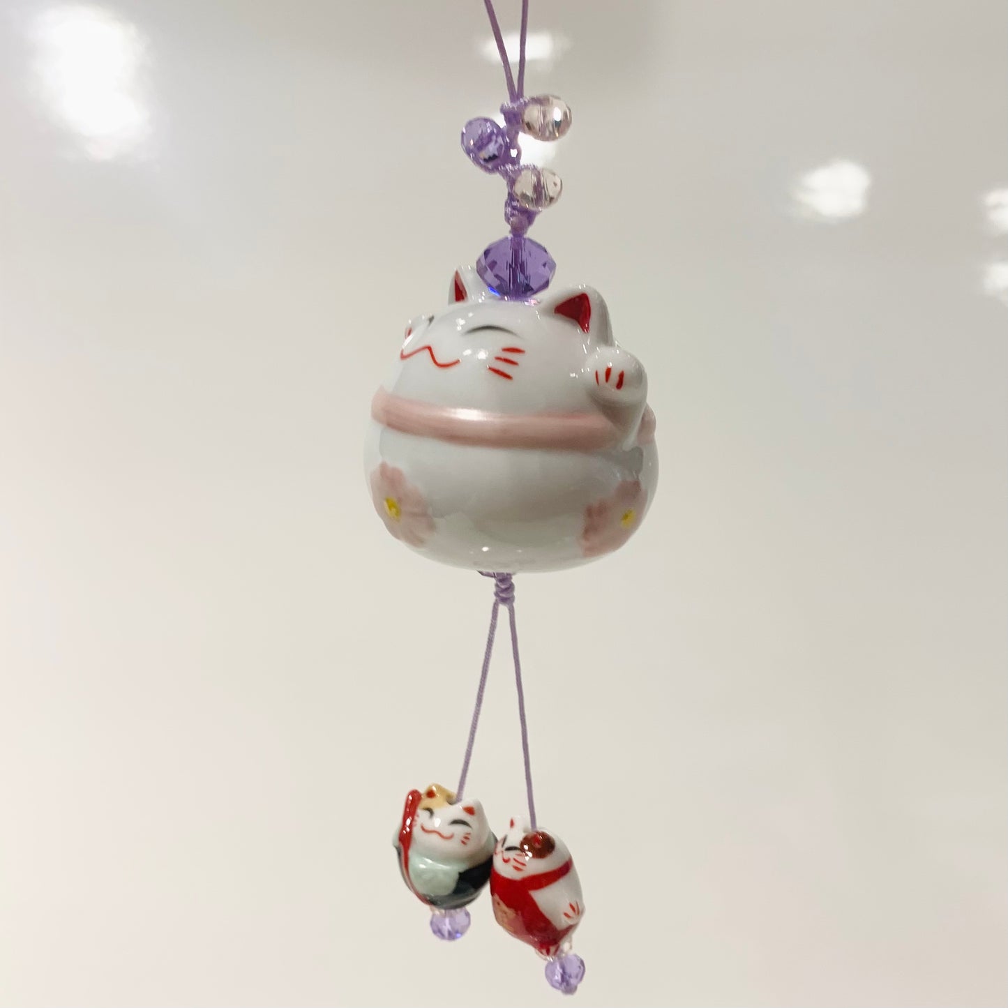 Three Blessings Cat Car Hanging/Home Hanging