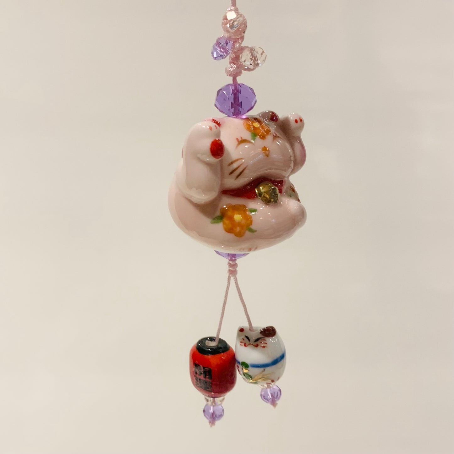 Three Blessings Cat Car Hanging/Home Hanging