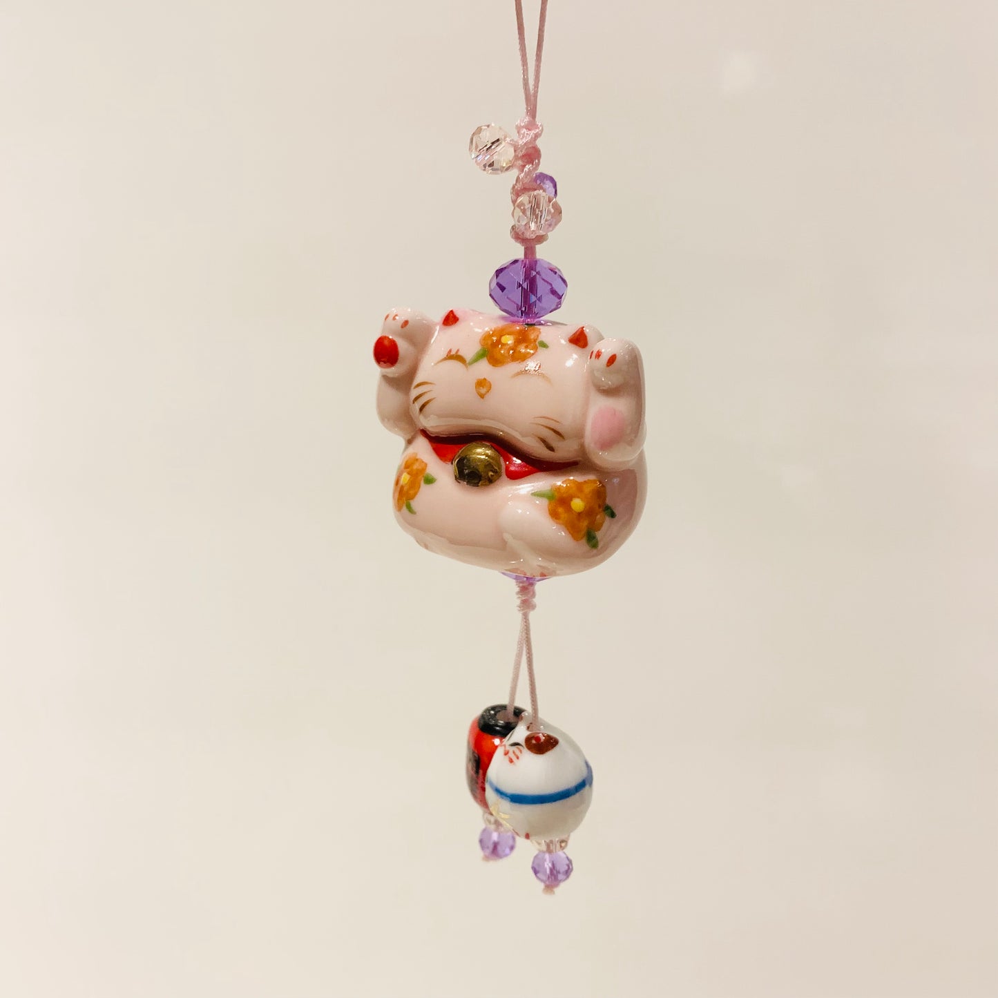 Three Blessings Cat Car Hanging/Home Hanging
