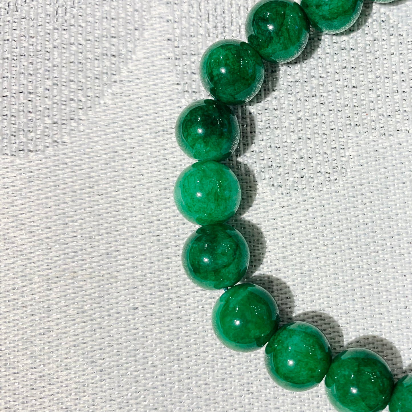 Luckycat bracelets（Green JadeStone）
