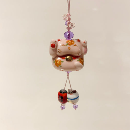 Three Blessings Cat Car Hanging/Home Hanging