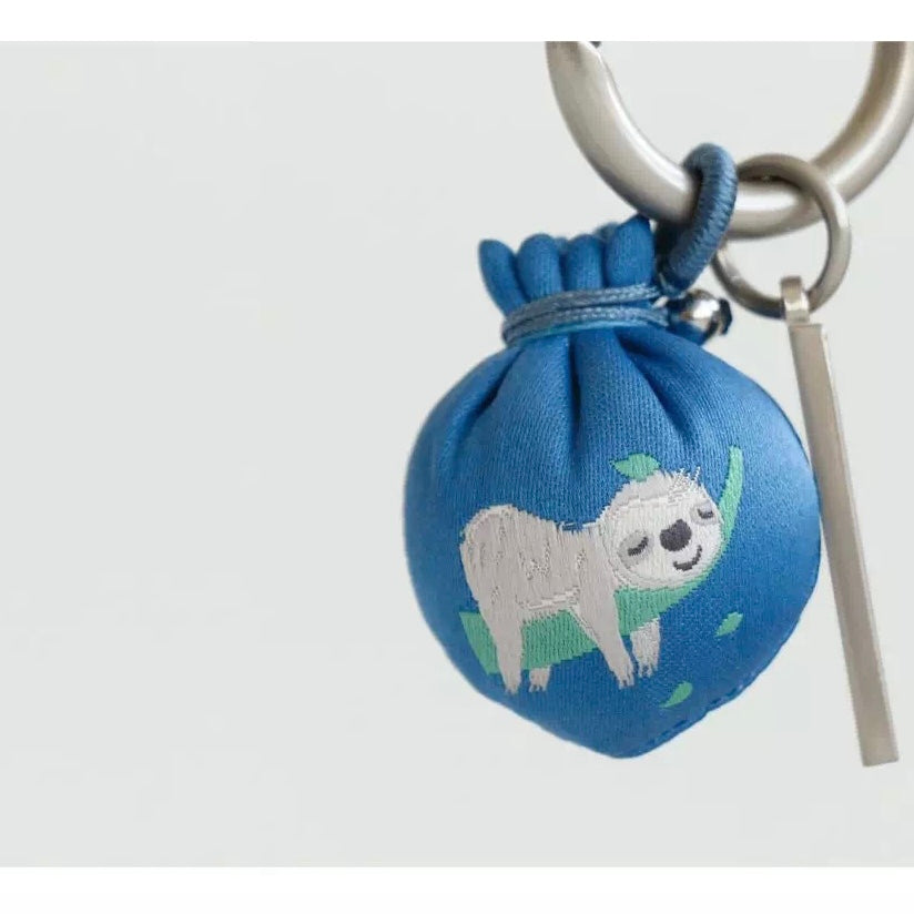 Sachet keychain- Peach Sloth