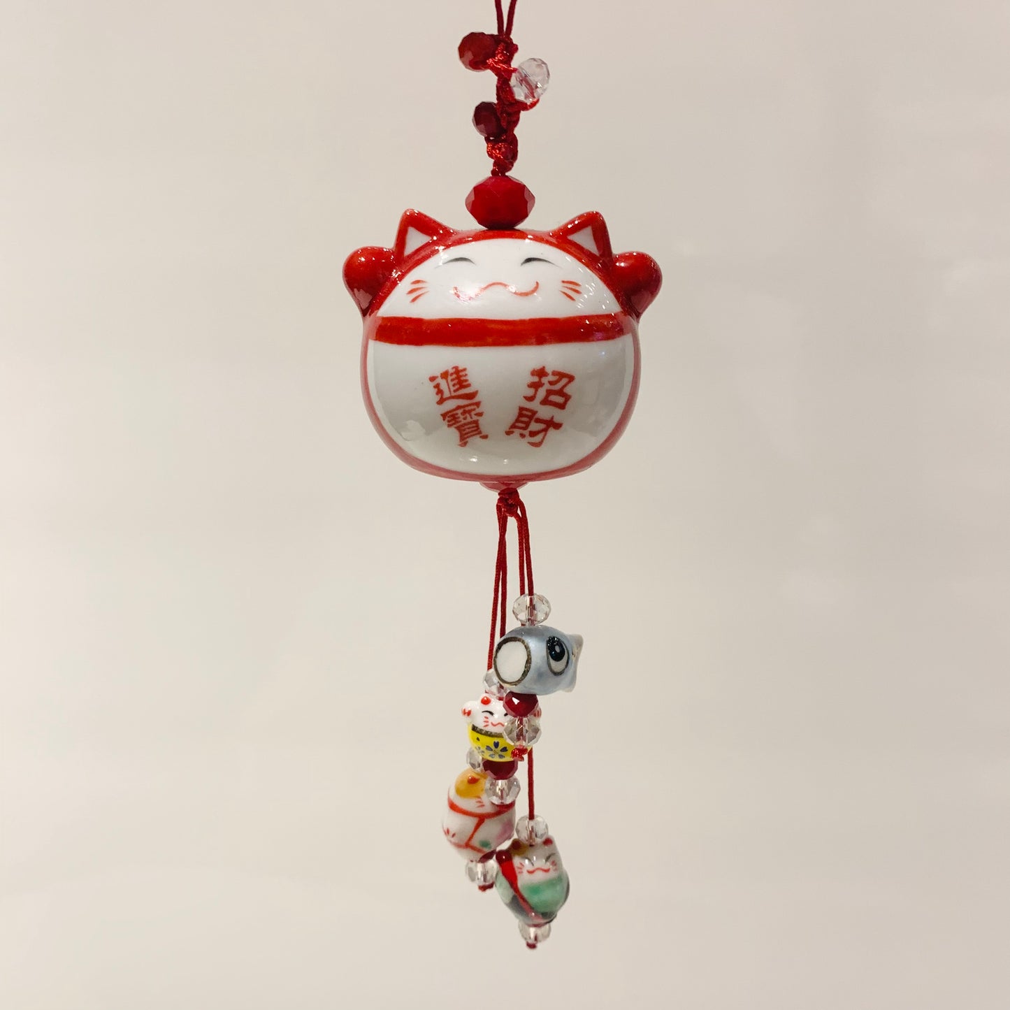 Five Blessings Cat Car Hanging/Home Hanging