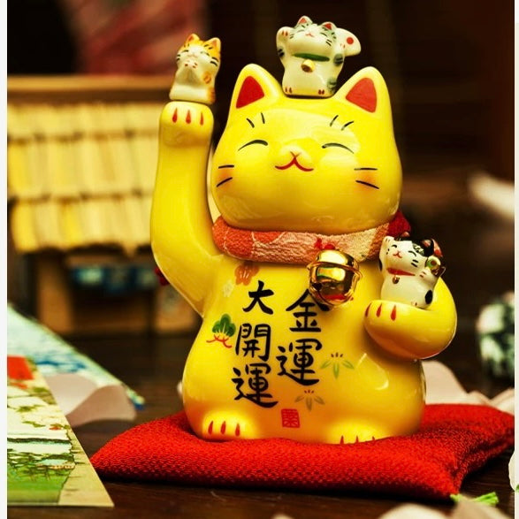 952144Lucky cat Maneki Neko Beckoning Cat