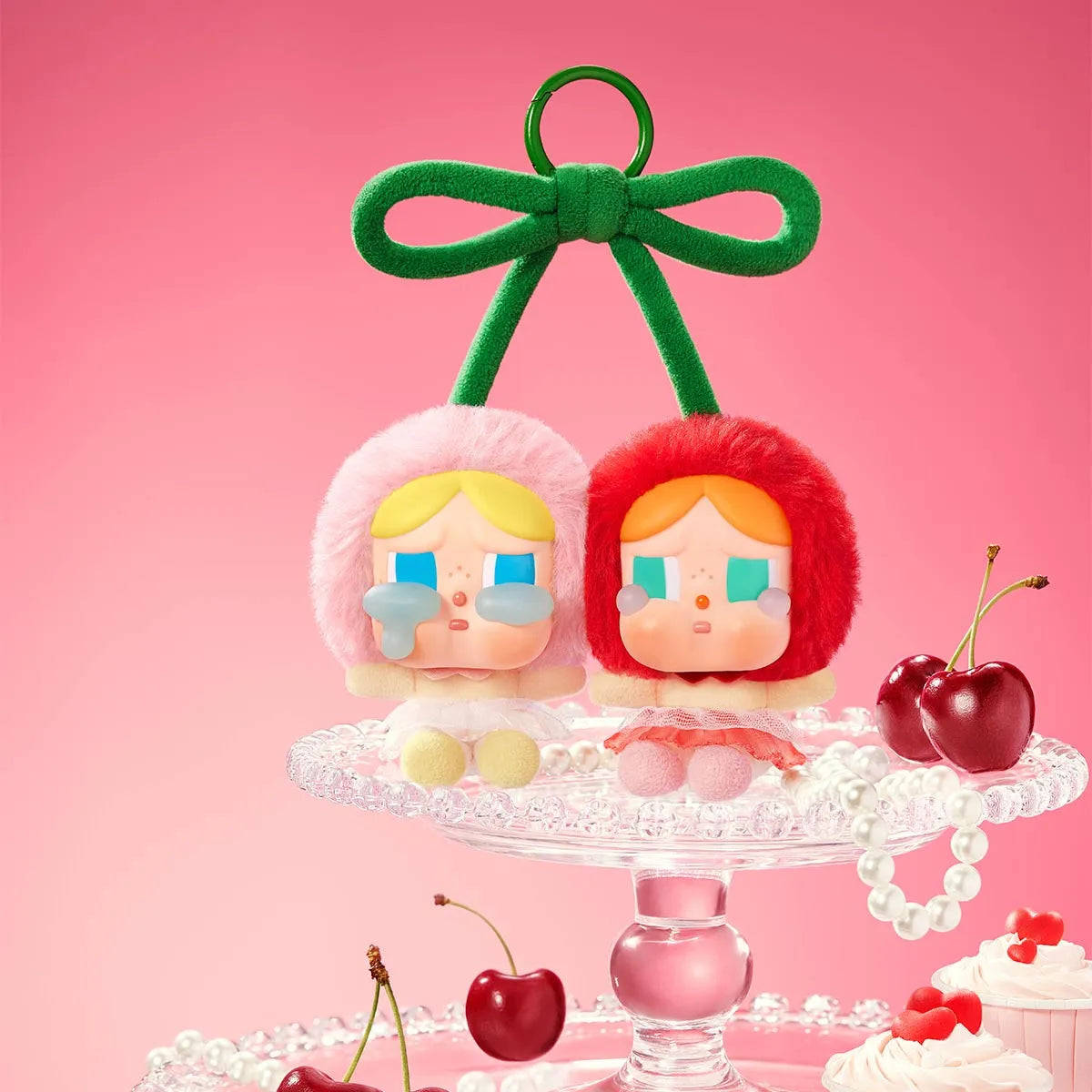 Amazing: CRYBABY Crying For Love Series-Vinyl Plush Hanging Card (Love You Cherry Much) (preorder , arrive in 2 days)