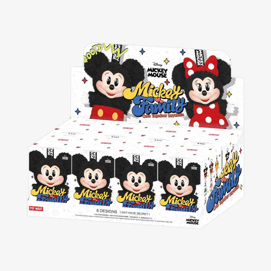 Mickey Family Cute Together Keychain Series Figures