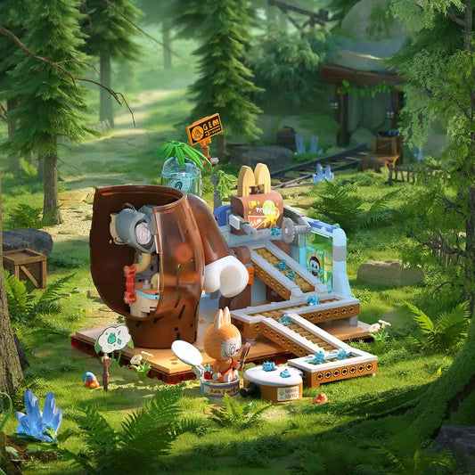 LABUBU THE MONSTERS Forest Secret Base Series Blocks-Rolling Gems