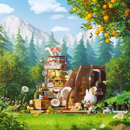 LABUBU THE MONSTERS Forest Secret Base Series Blocks-Juice Maker
