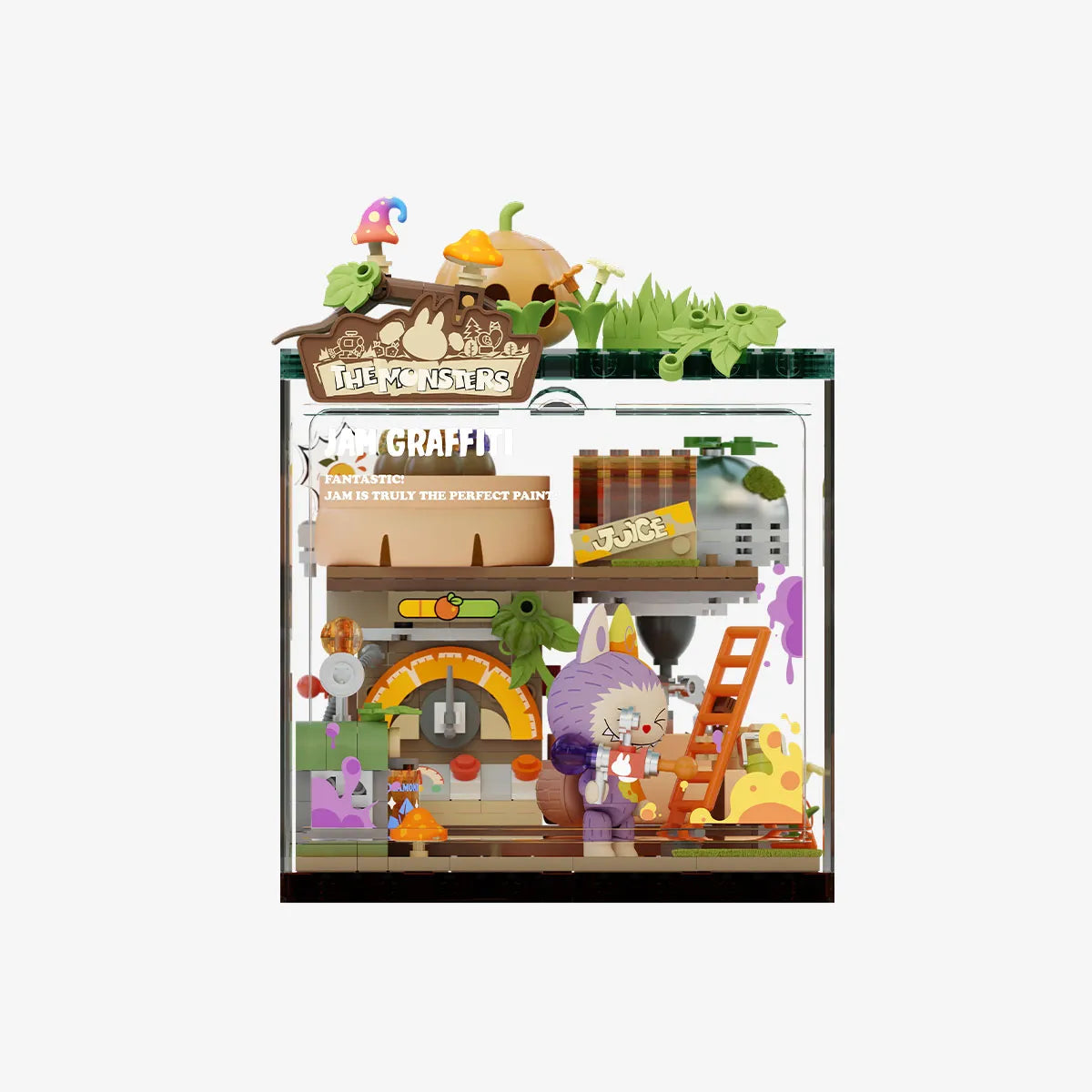 LABUBU THE MONSTERS Forest Secret Base Series Blocks-Jam Graffiti