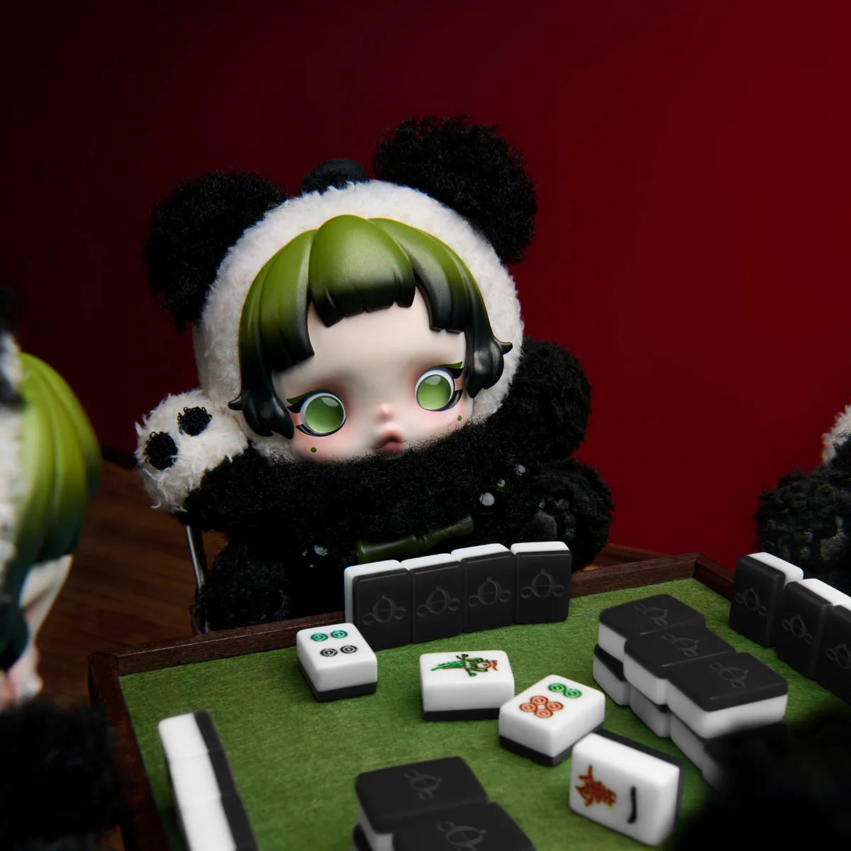 SKULLPANDA Lazy Panda Plush Doll Pendant