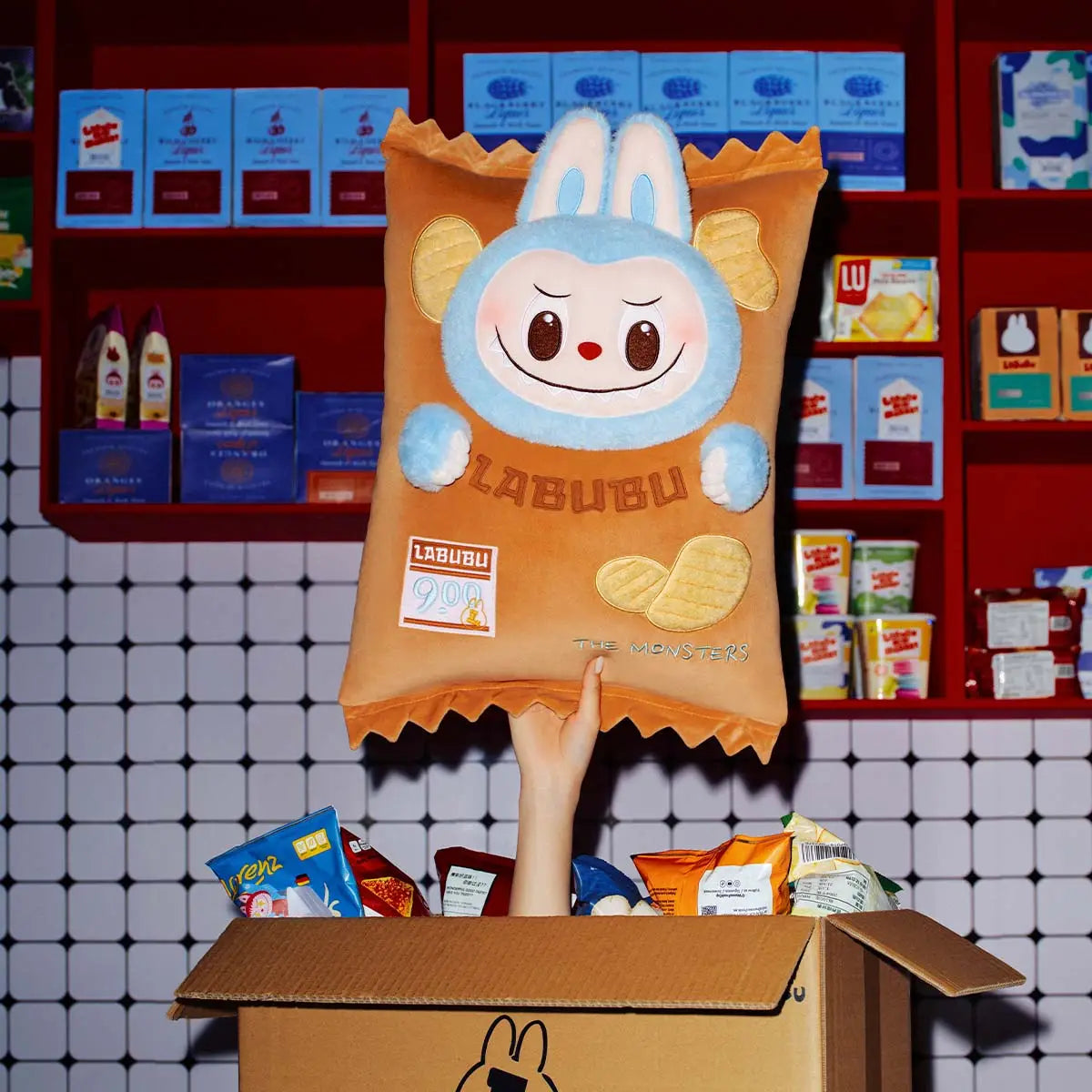 LABUBU THE MONSTERS Wacky Mart Series-Pillow (Chips)