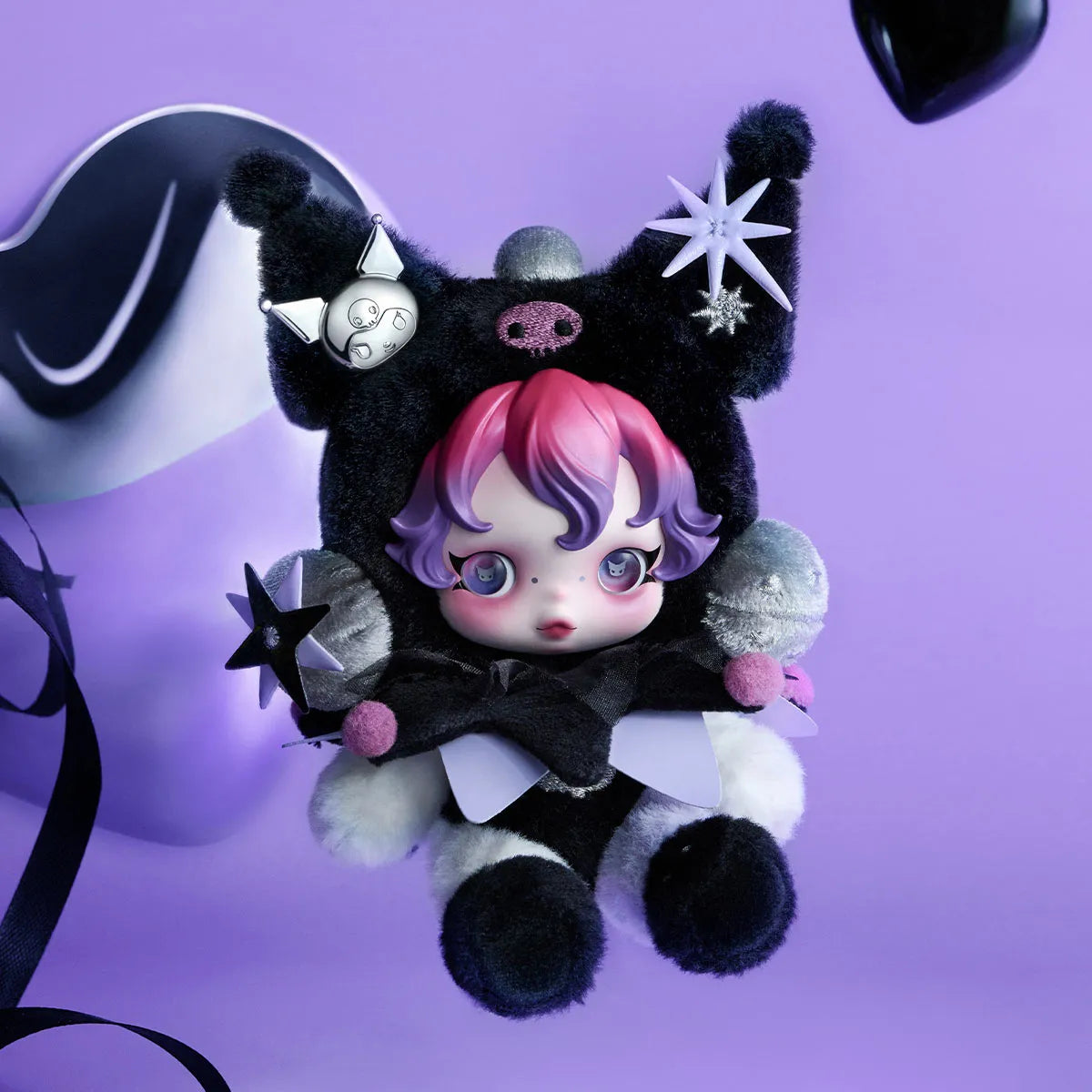 SKULLPANDA × KUROMI Plush