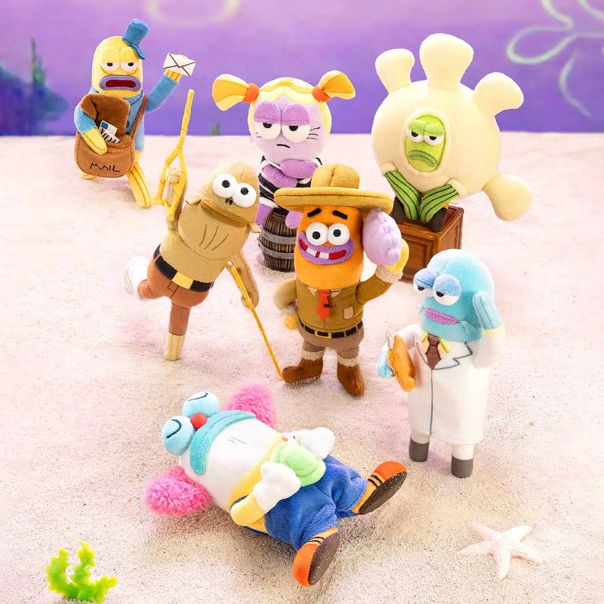 Bikini Bottom Residents of Bikini Bottom-Whimsical Plush Part 2