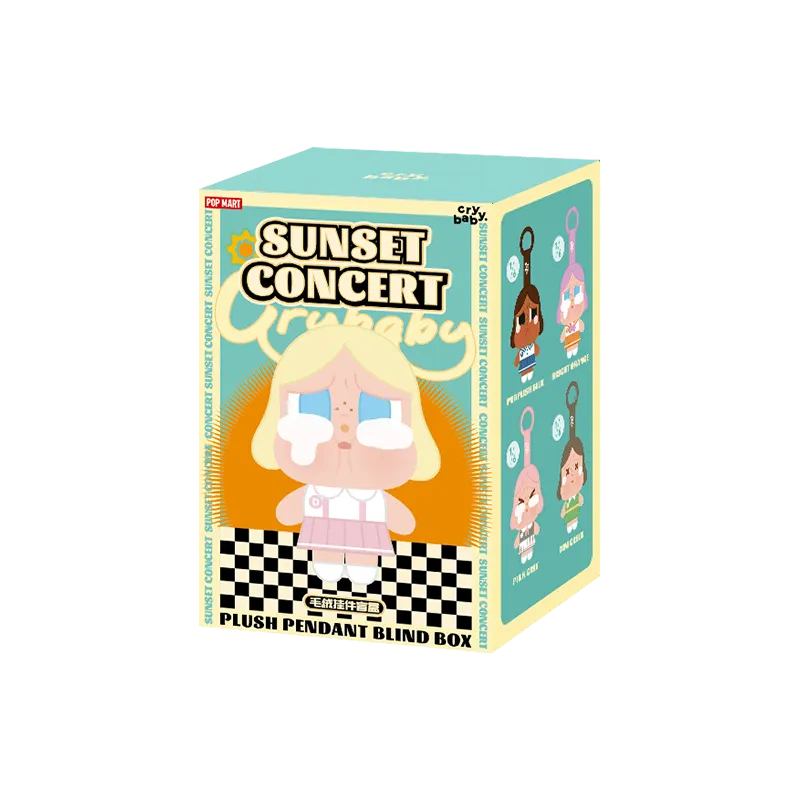 Amazing: CRYBABY Sunset Concert Series-Plush Pendant Blind Box