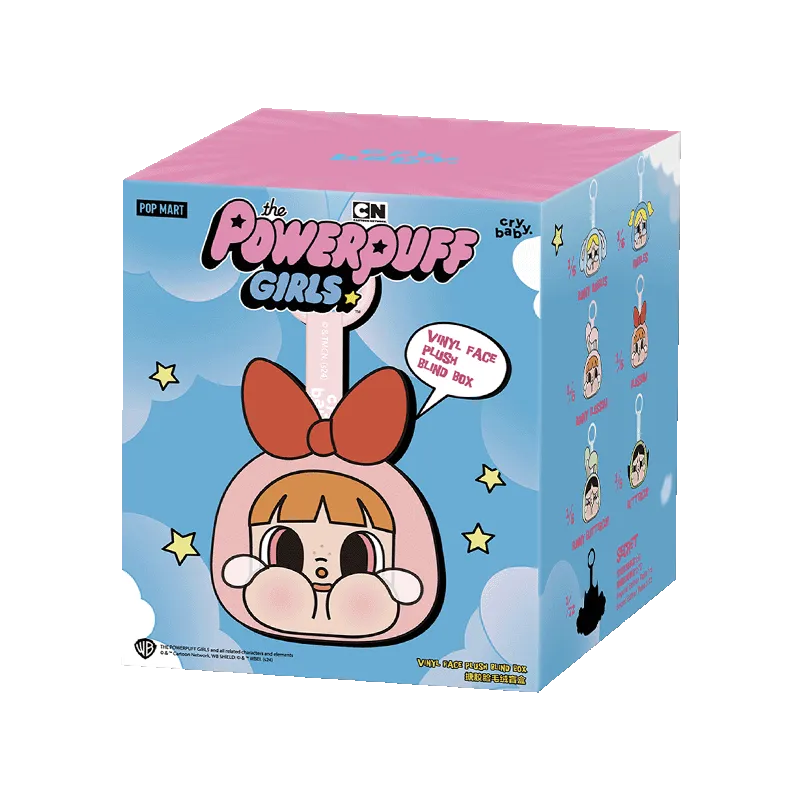 Amazing: CRYBABY × Powerpuff Girls Series-Vinyl Face Plush Blind Box