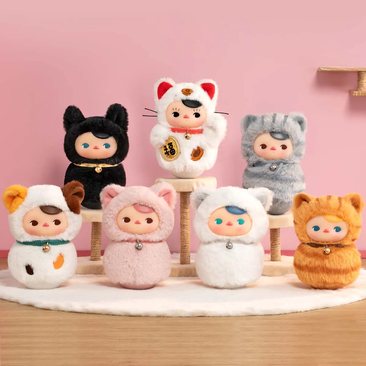 Amazing: PUCKY Roly-Poly Kitty Series-Vinyl Plush Blind Box