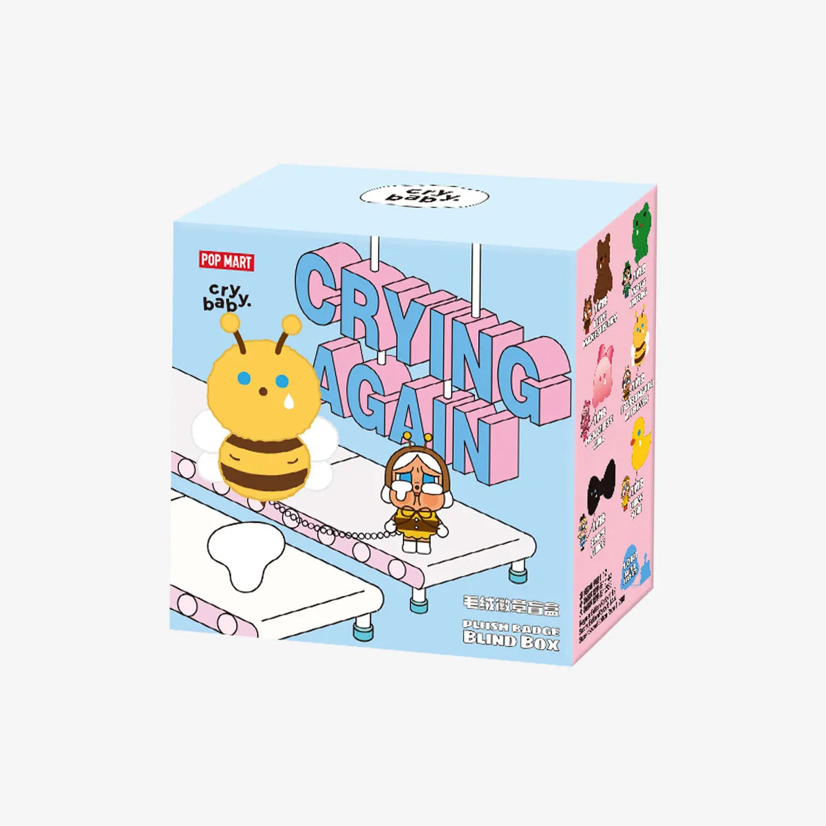 CRYBABY Crying Again Series-Plush Badge Blind Box