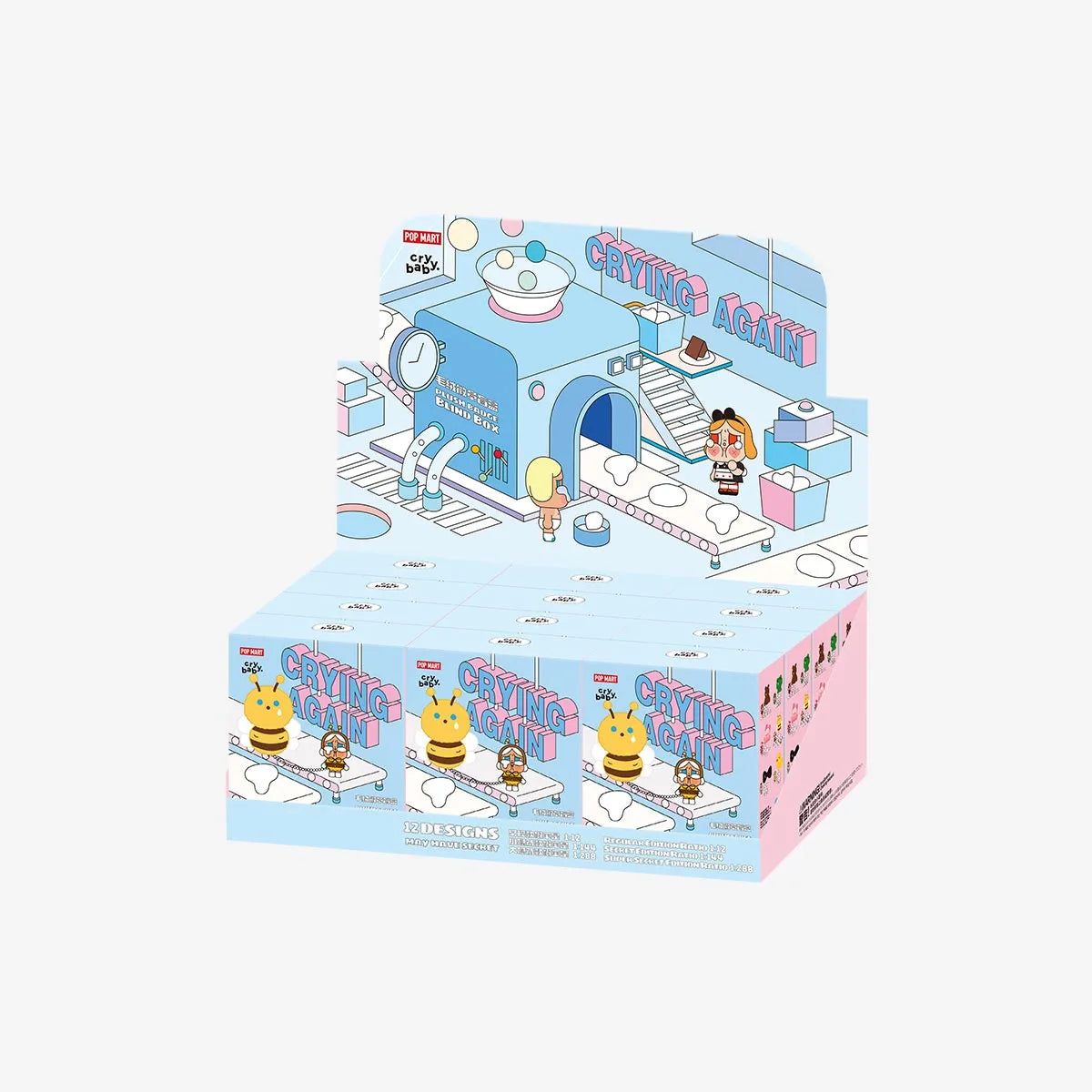 CRYBABY Crying Again Series-Plush Badge Blind Box