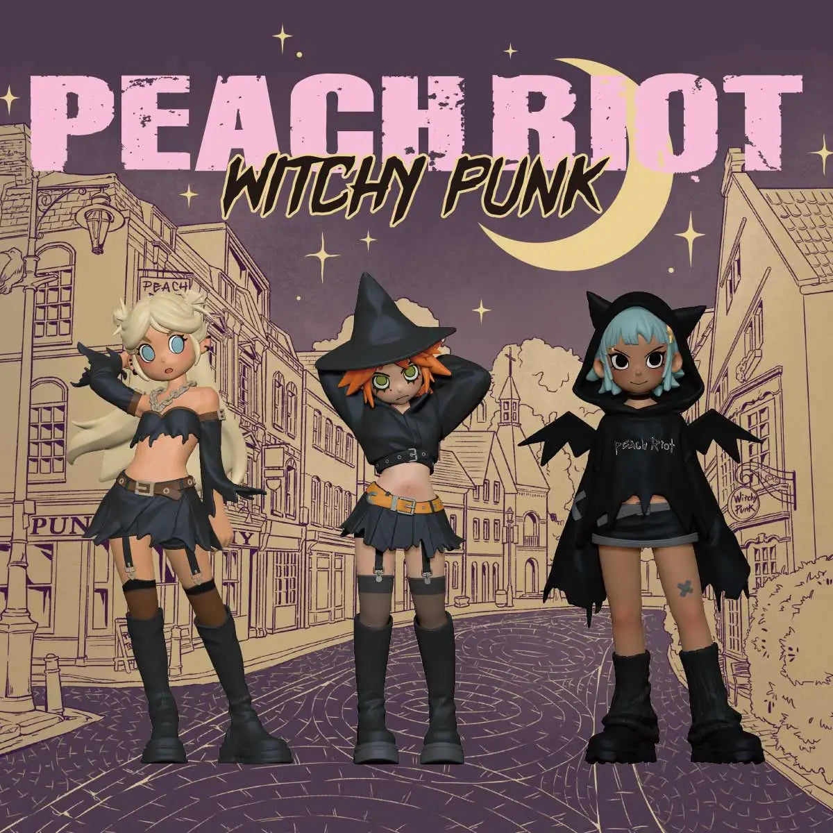 Peach Riot Witchy Punk Figures