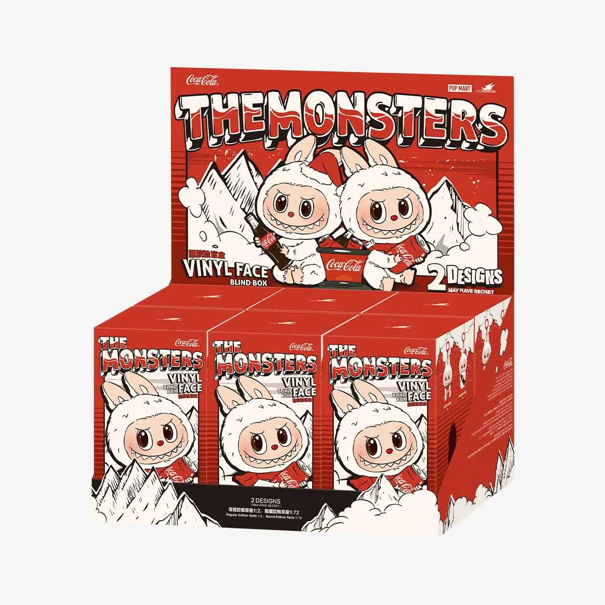 Amazing: THE MONSTERS COCA-COLA SERIES-Vinyl Face Blind Box(maybe duplicate if buy multiple boxes)