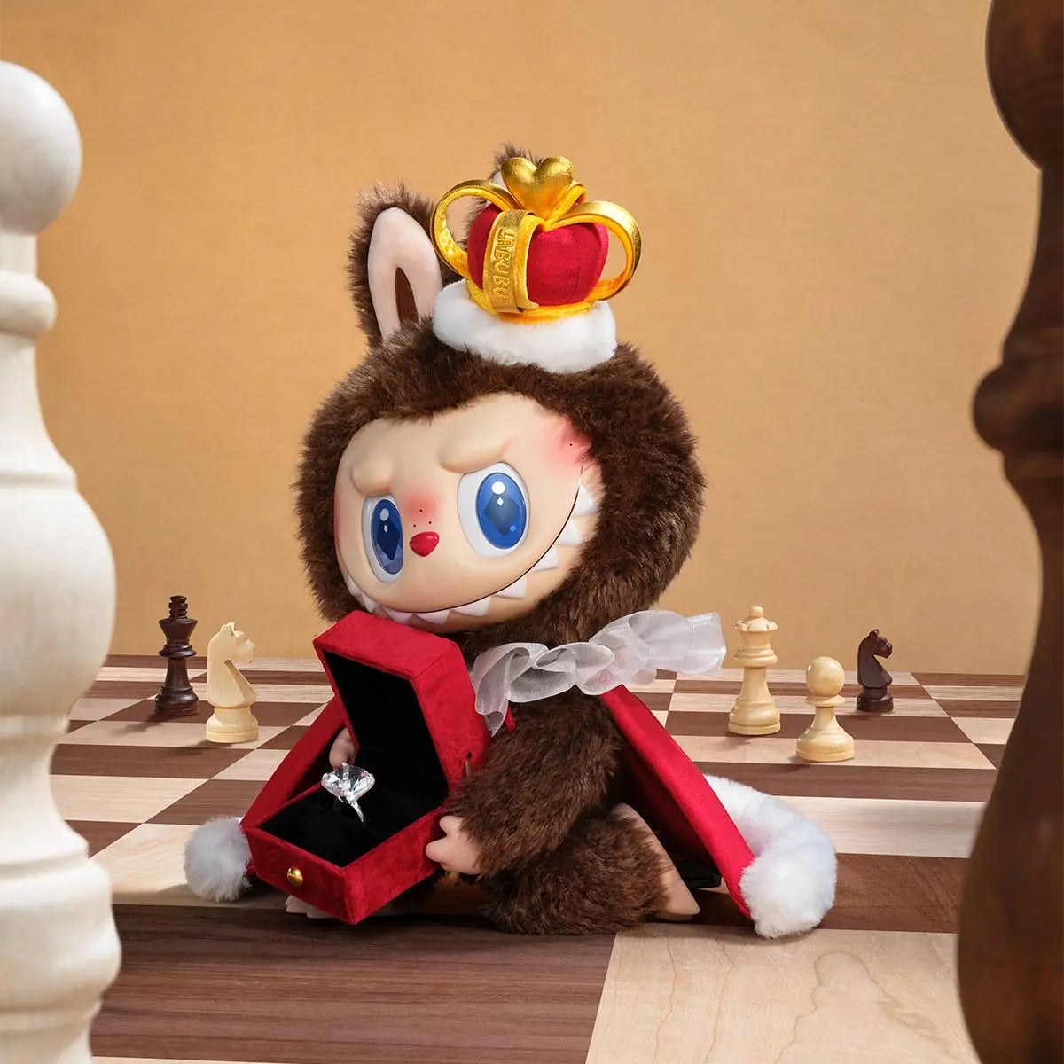 THE MONSTERS Let's Checkmate Series-Vinyl Plush Doll