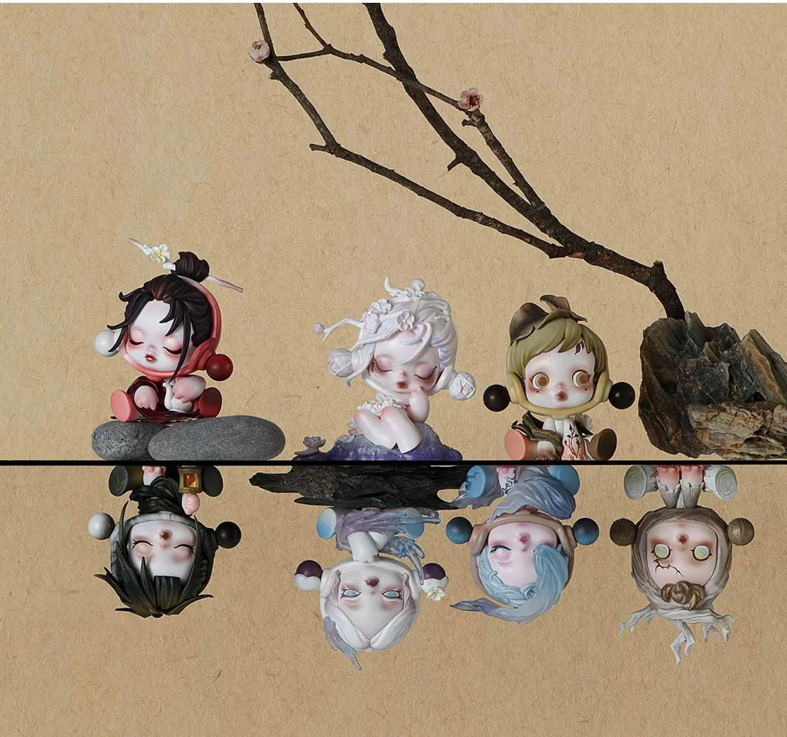 SKULLPANDA The Ink Plum Blossom Series Figures