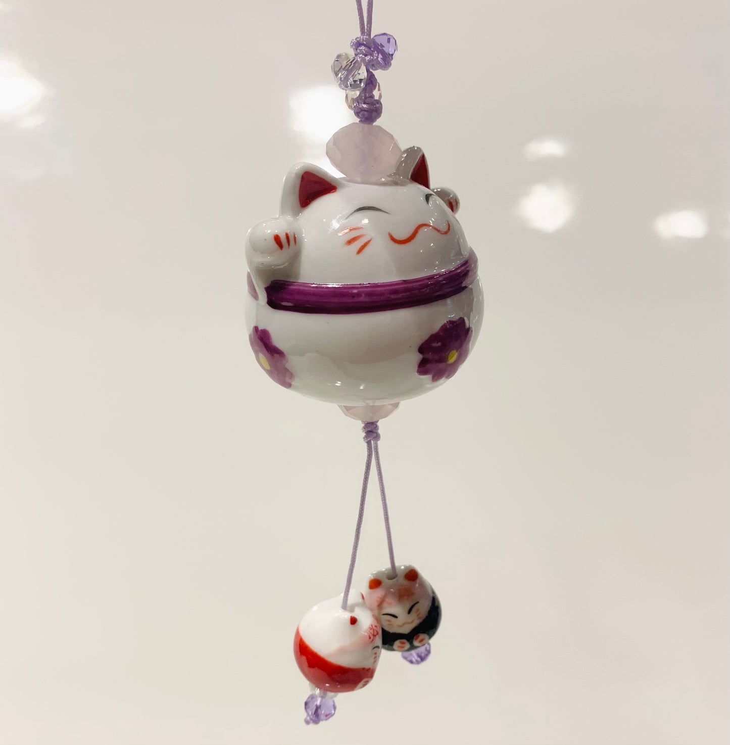 Three Blessings Cat Car Hanging/Home Hanging