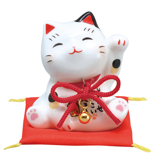 Chinese Feng Shui Beckoning Cat Fortune Wealth Lucky Cats 5inch Waving  Kitty Decor Gift Room Shop Decoration